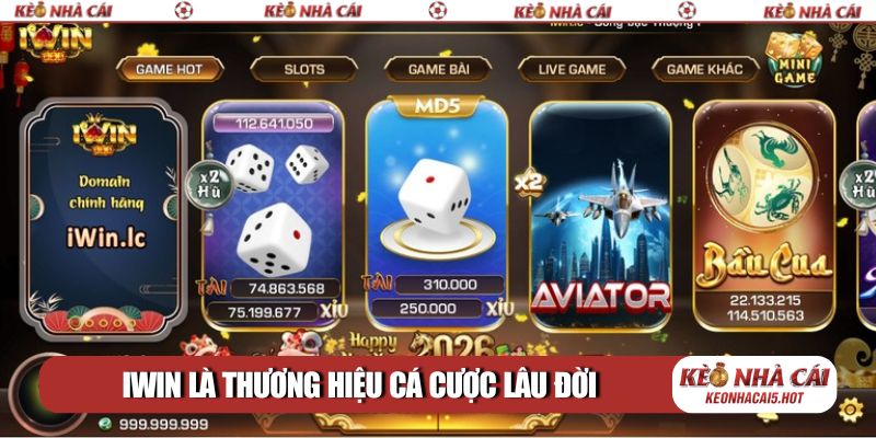 iWin là thương hiệu cá cược lâu đời trên thị trường